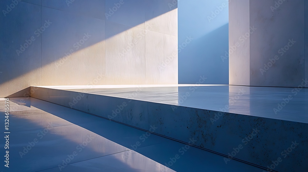 Poster modern minimalist architecture interior design