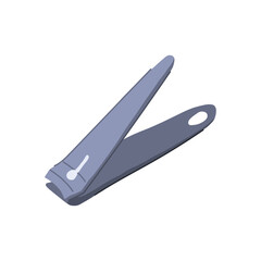 manicure nail clippers cartoon vector illustration