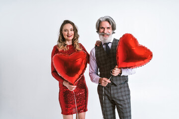 Image of a couple celebrating valentine's day