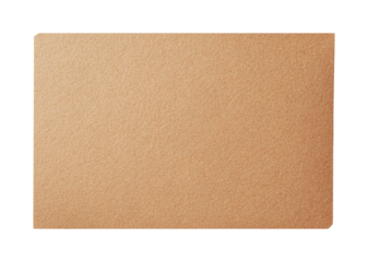 Corkboard square with rounded edges, cut out