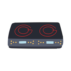 Fototapeta premium cookware introduction cooktop cartoon vector illustration