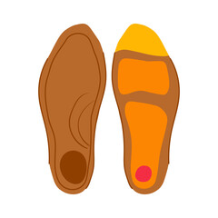 support insoles cartoon vector illustration