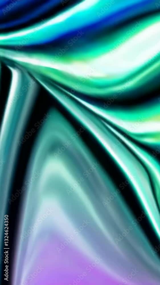 Poster vivid liquid abstract color flow transition with dynamic swirl motion in high resolution