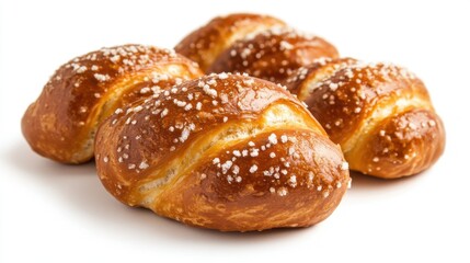 Delicious Golden Brown Pretzel Rolls