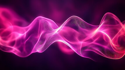 Pink Purple Abstract Wave Background