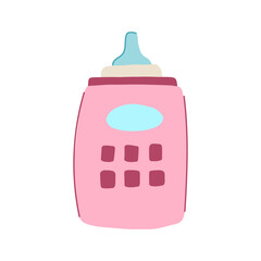 Fototapeta premium safe bottle warmer cartoon vector illustration