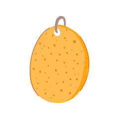 sustainable biodegradable kitchen sponge cartoon vector illustration