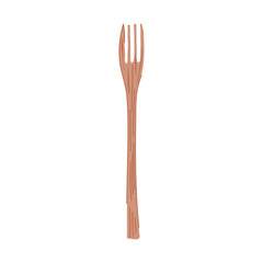 reusable bamboo utensils cartoon vector illustration