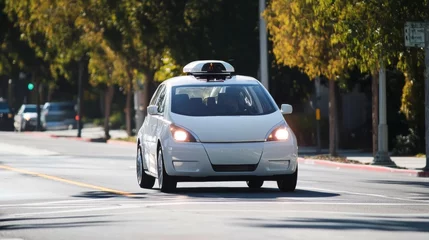 Fototapete Fahrzeug Exploring the future of autonomous vehicles  the rise of self driving cars and their impact  © Vadim