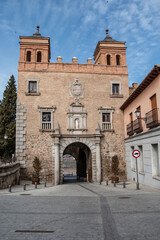 monumental gate of Cambr&oacute;n in Toledo, Spain
