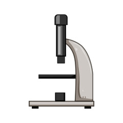 resolution microscope cartoon vector illustration