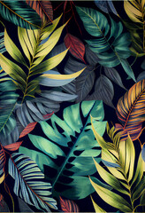 Wiktoriański wzór kwiatowy – klasyczny ornament roślinny w stylu vintage, dekoracyjna grafika botaniczna, elegancki motyw florystyczny, artystyczna kompozycja z detalami, bogata tekstura, tradycyjny d