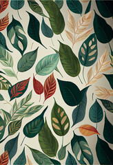Wiktoriański wzór kwiatowy – klasyczny ornament roślinny w stylu vintage, dekoracyjna grafika botaniczna, elegancki motyw florystyczny, artystyczna kompozycja z detalami, bogata tekstura, tradycyjny d