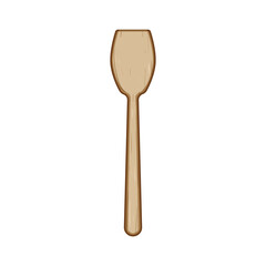 natural bamboo utensils cartoon vector illustration