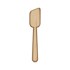 organic bamboo utensils cartoon vector illustration