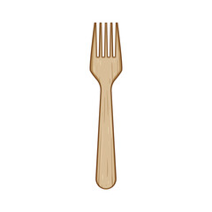 sustainable bamboo utensils cartoon vector illustration