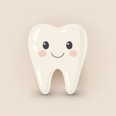 A Happy and Healthy Tooth with a Cheerful Smile