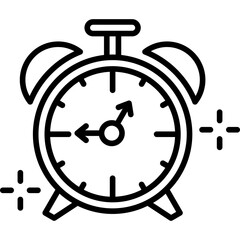 Clock Icon Vector Element