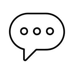 Naklejka premium chat bubble icon