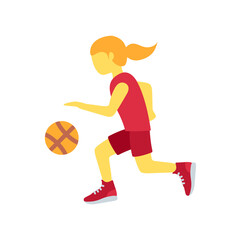 Fototapeta premium Female Basketball Player 