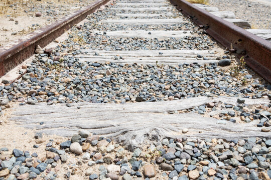 Part of a railway called trochita in Argentina