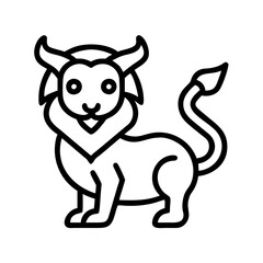 vector illustration of a head