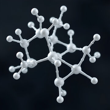 Molecular model of oxirane