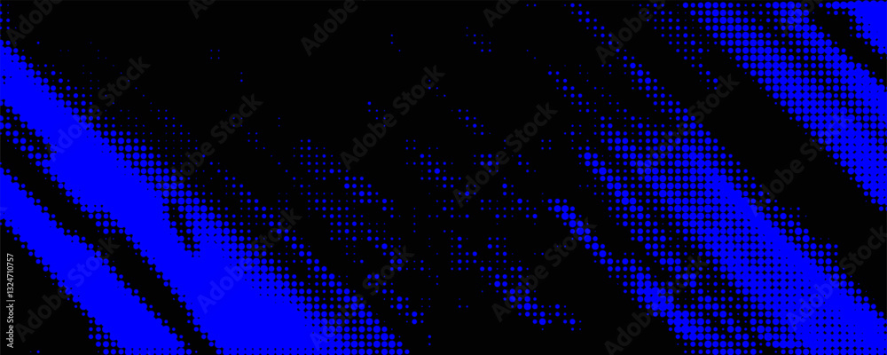 Canvas Prints dots halftone white and blue color pattern gradient grunge texture background. dots pop art comics s