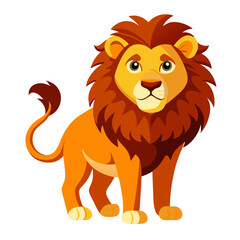 Obraz premium lion vector illustration