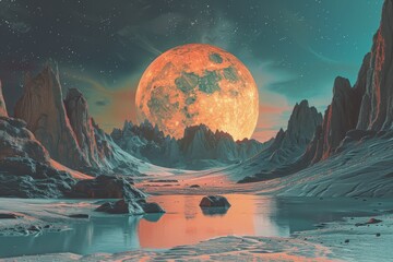 Artistic Halftone Vintage Dot Ambiance for Colorful Anime Posters and Digital Artwork