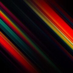Fototapeta premium Colorful stripe abstract background. Motion effect. Color lines. Colored fiber texture backdrop and banner. Multi color gradient pattern and textured wallpaper.