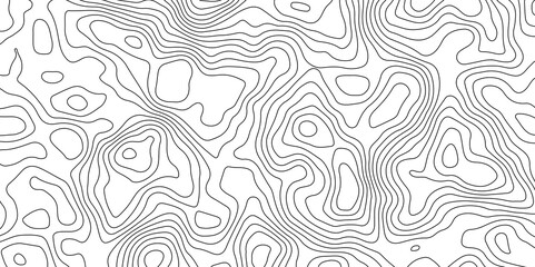 Topographic Map Lines Background. Abstract Contour Pattern. Abstract Geography Background. Contour Line Map Texture