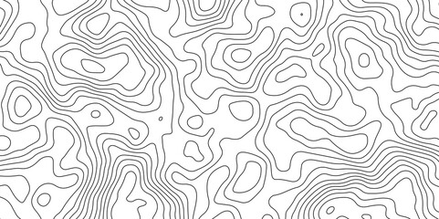 Topographic Map Lines Background. Abstract Contour Pattern. Abstract Geography Background. Contour Line Map Texture