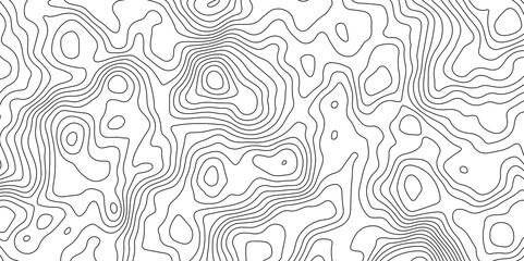 Topographic Map Lines Background. Abstract Contour Pattern. Abstract Geography Background. Contour Line Map Texture
