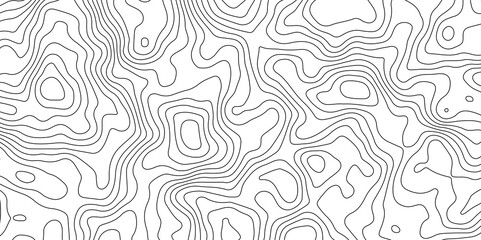 Topographic Map Lines Background. Abstract Contour Pattern. Abstract Geography Background. Contour Line Map Texture