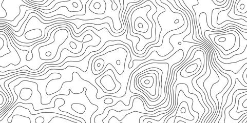 Topographic Map Lines Background. Abstract Contour Pattern. Abstract Geography Background. Contour Line Map Texture