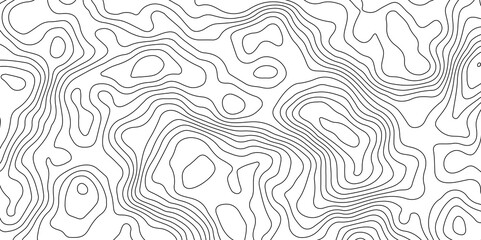 Topographic Map Lines Background. Abstract Contour Pattern. Abstract Geography Background. Contour Line Map Texture