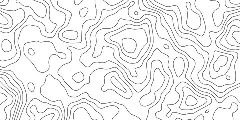 Topographic Map Lines Background. Abstract Contour Pattern. Abstract Geography Background. Contour Line Map Texture