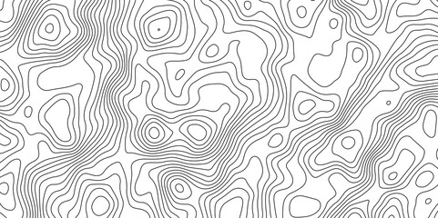 Topographic Map Lines Background. Abstract Contour Pattern. Abstract Geography Background. Contour Line Map Texture
