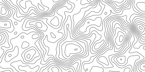 Topographic Map Lines Background. Abstract Contour Pattern. Abstract Geography Background. Contour Line Map Texture
