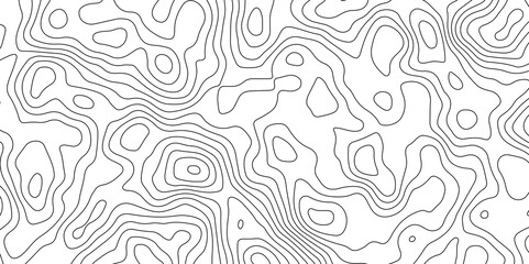 Topographic Map Lines Background. Abstract Contour Pattern. Abstract Geography Background. Contour Line Map Texture