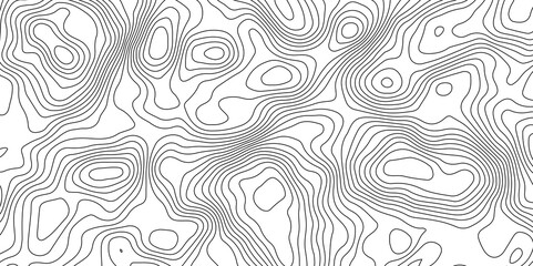 Fototapeta premium Topographic Map Lines Background. Abstract Contour Pattern. Abstract Geography Background. Contour Line Map Texture