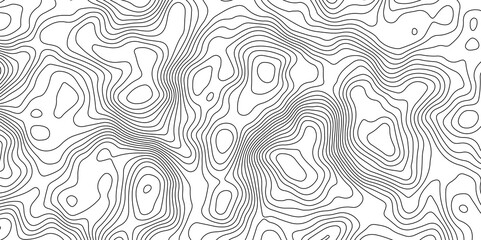 Topographic Map Lines Background. Abstract Contour Pattern. Abstract Geography Background. Contour Line Map Texture