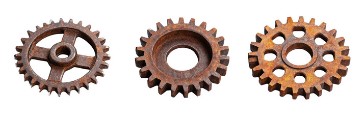 old rusty gears