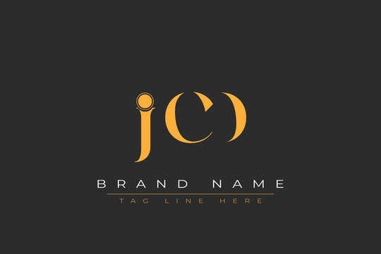 JCD abstract letter logo design. This logo is designed by three abstract letters.