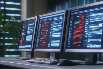 Smart home automation system interface featuring sleek design with various connected devices presented in a clear manner.