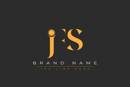 JFS abstract letter logo design. This logo is designed by three abstract letters.