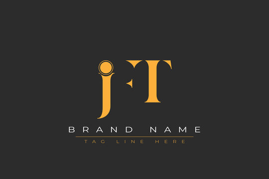JFT abstract letter logo design. This logo is designed by three abstract letters.