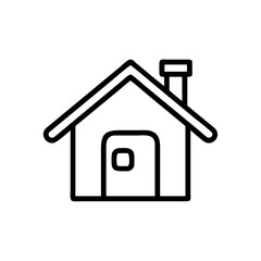 house icon on white background vector illustration 