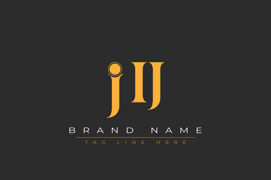 JIJ abstract letter logo design. This logo is designed by three abstract letters.